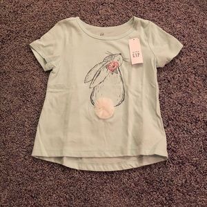 toddler girls bunny tee NWT
